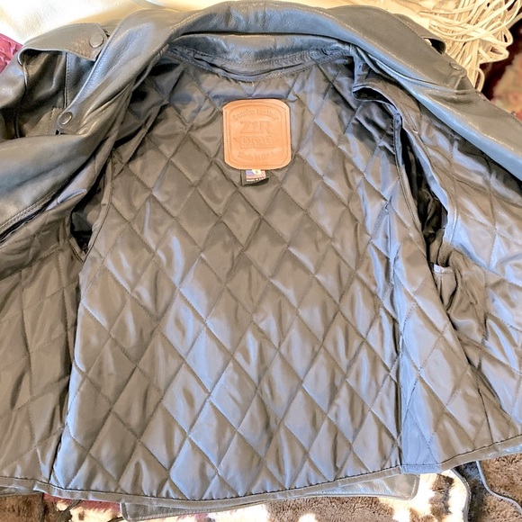 ⭐️SOLD⭐️ Z1R Drag Specialties Leather Biker Jacket - Picture 5 of 9
